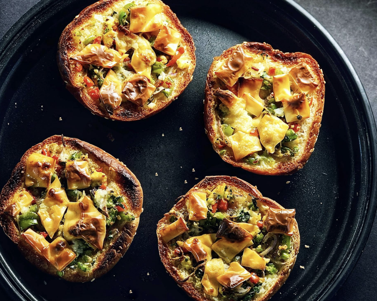 Mini Veggie Pizzas 